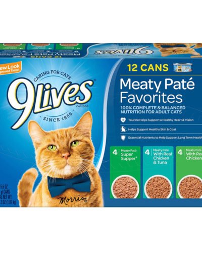 9Lives Paté Favorites Wet Cat Food Variety Pack