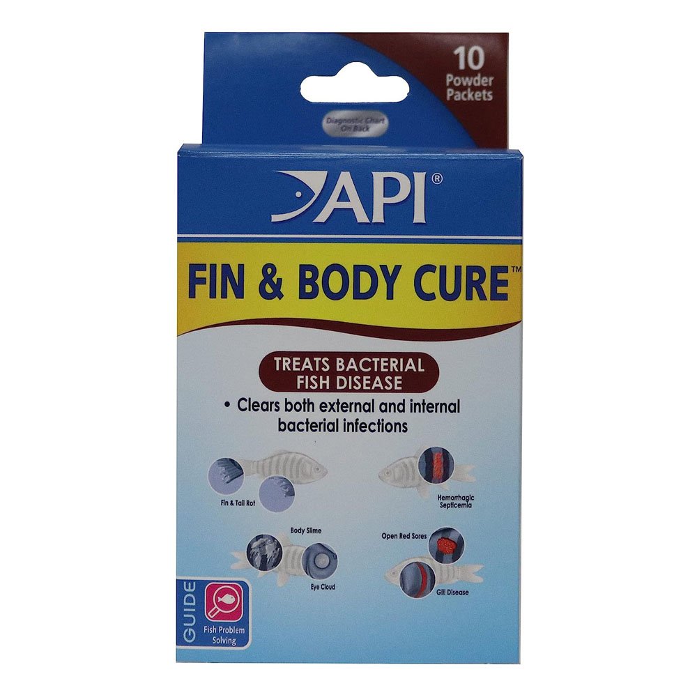 API FIN & BODY CURE Freshwater Fish Powder Medication