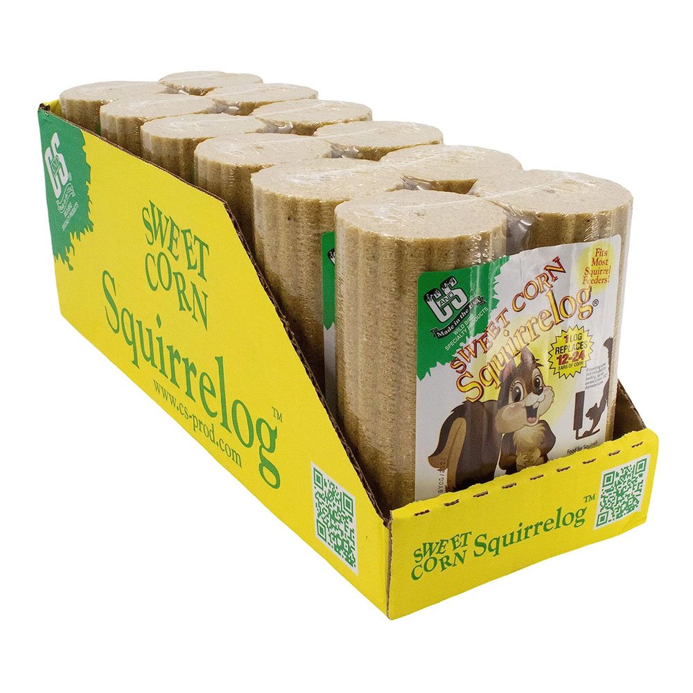C&S Sweet Corn Squirrelog, 6-Pack Refill
