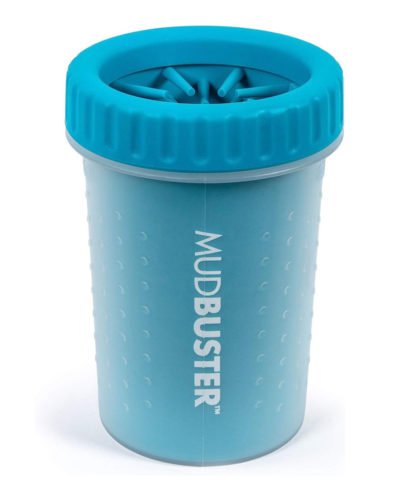 Dexas MudBuster Portable Dog Paw Cleaner, Medium, Blue