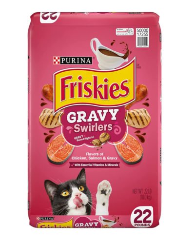 Purina Friskies Dry Cat Food, Gravy Swirlers