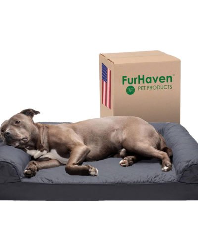 Furhaven Orthopedic Dog Bed for Large/Medium Dogs
