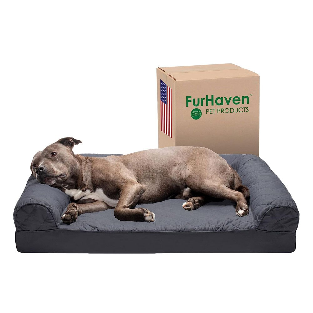 Furhaven Orthopedic Dog Bed for Large/Medium Dogs