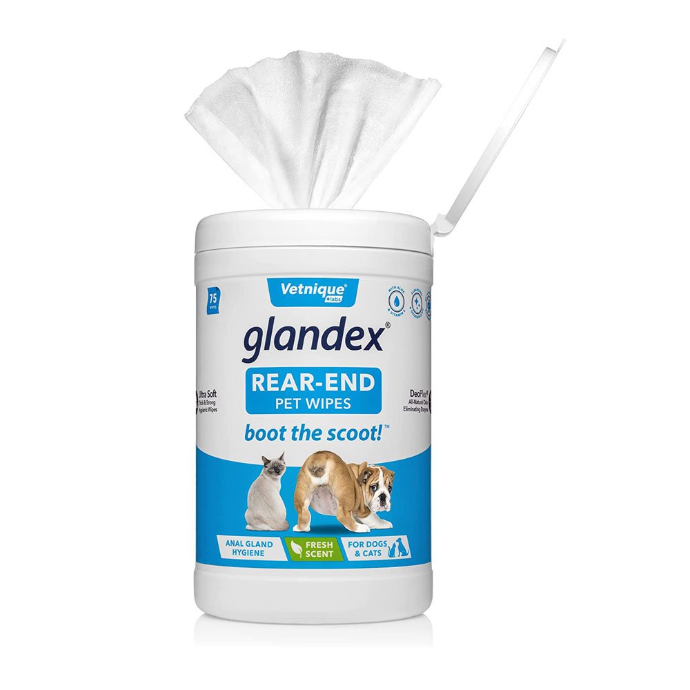 Vetnique Labs Glandex Dog Wipes for Pets Cleansing