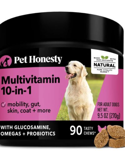 Pet Honesty 10 in 1 Dog Multivitamin - Fish Oil for Dogs