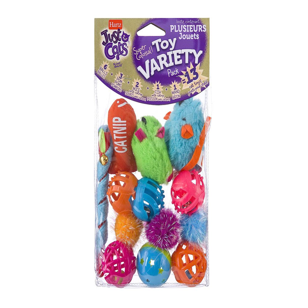 HARTZ Just For Cats Toy Variety Pack - 13 Piece