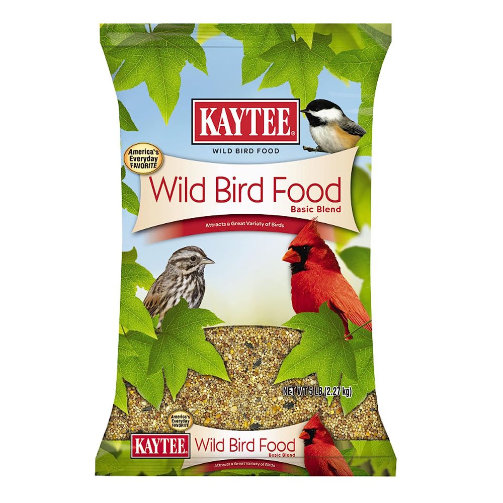 Kaytee Wild Bird Food Basic Seed Blend, 5 lb
