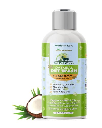 Pro Pet Works All Natural Oatmeal Cat Shampoo and Conditioner