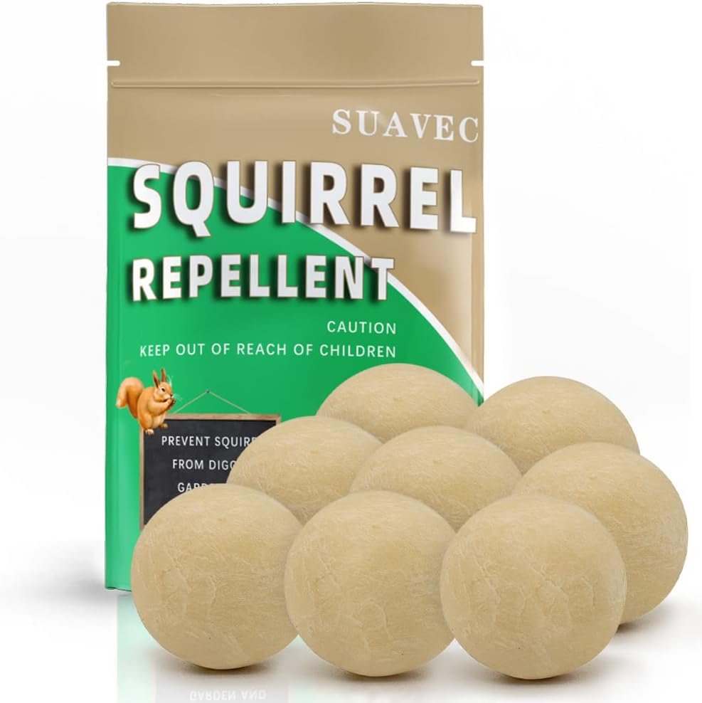 SUAVEC Squirrel Repellent Outdoor