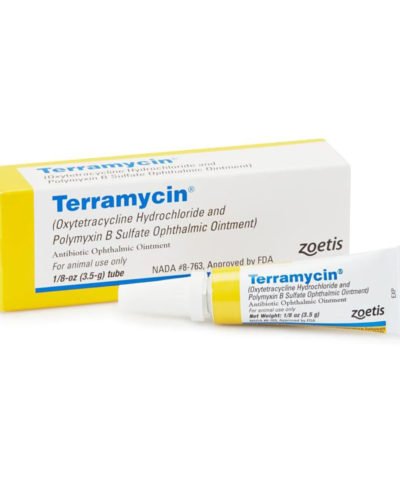Terramycin Antibiotic Ointment for Eye Infection Treatment in Cats