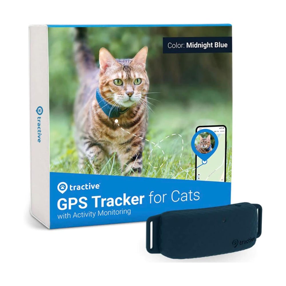 Tractive GPS Cat Tracker (9 lbs+) - Waterproof, GPS Location